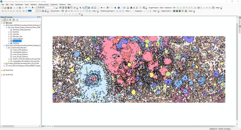 Moon-data-In-ArcGIS