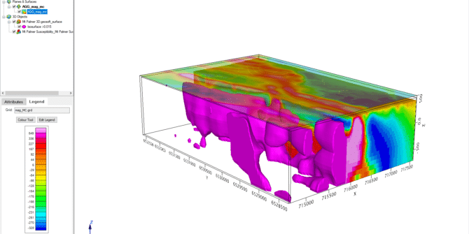 Create more advanced manipulations with generic surface (mesh) utilities in Oasis montaj and Target 2021.2