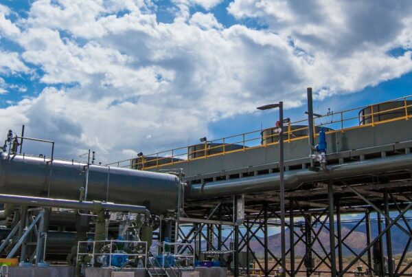 Ormat steamboat geothermal plant