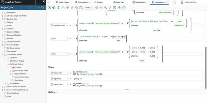 Part 4: Block Model Calculations, Statistics and Reporting