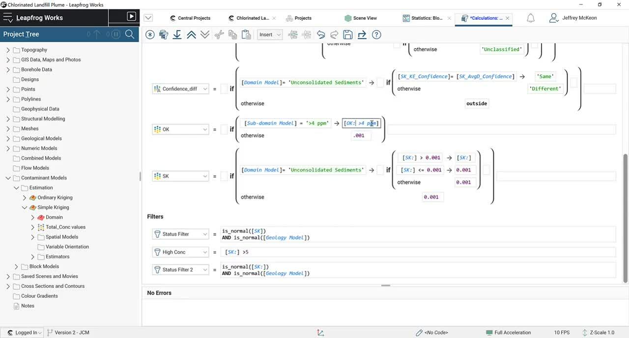 Part 4: Block Model Calculations, Statistics and Reporting