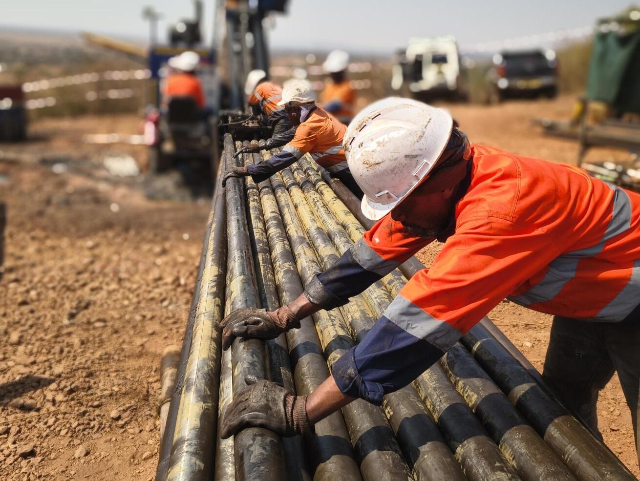 Drilling for Gold exploration in Tanzania (Source: Sakariya)