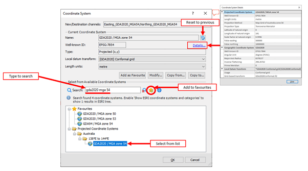 Faster, more powerful Projection and Coordinate Systems in 9.10