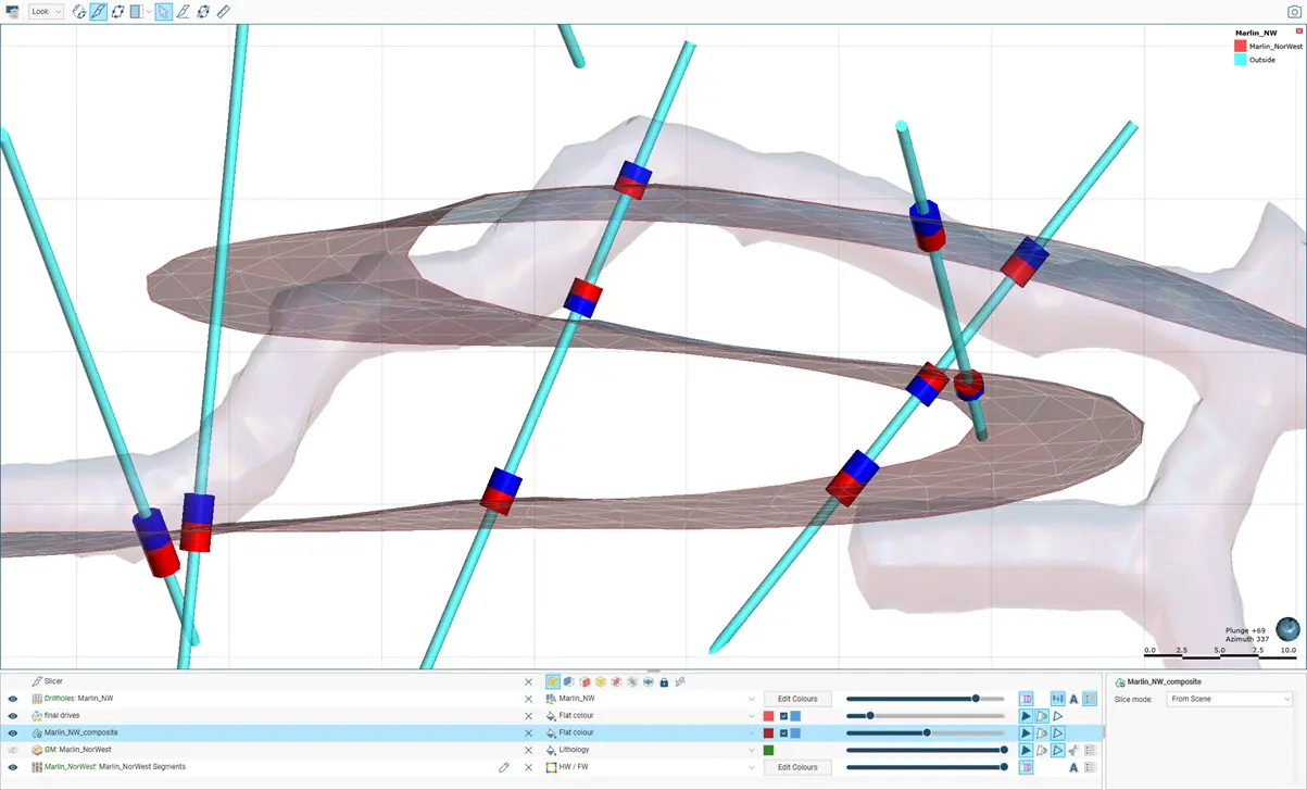 Modelling complex vein geometries in Leapfrog 2021.1