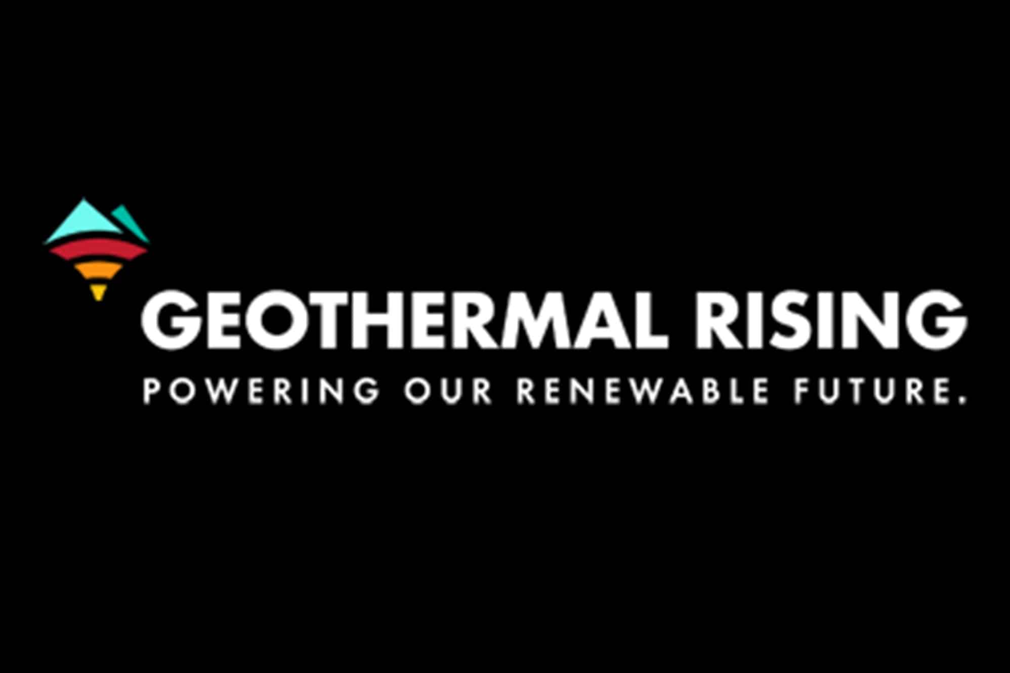 Geothermal rising logo for upcoming conference in Nevada