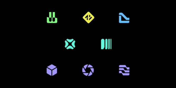 A gif showcasing Seequent's new product logos.