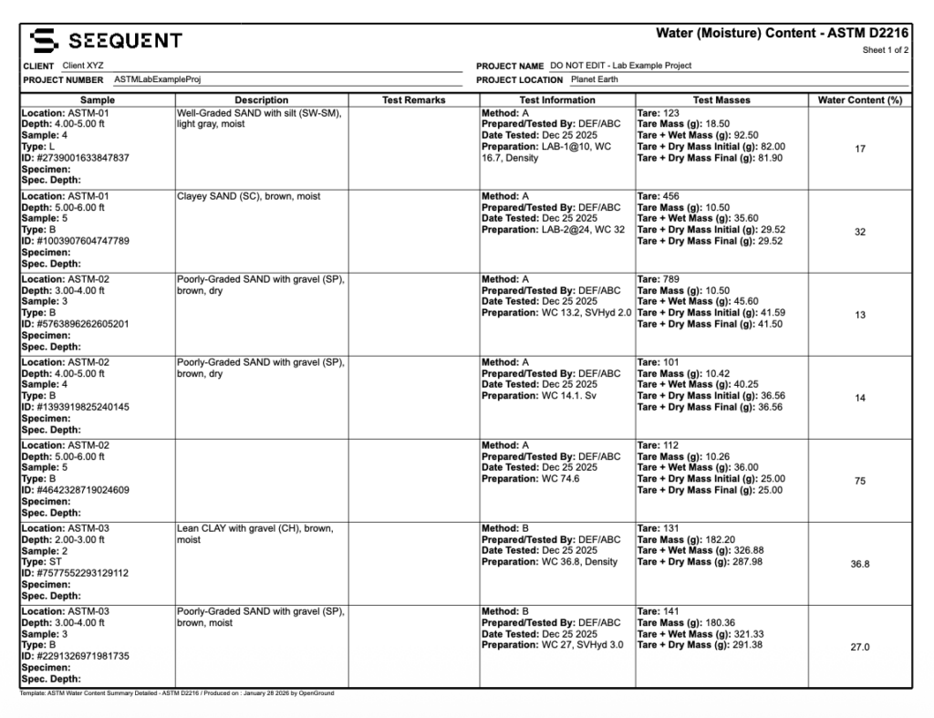 Major Advancement: Geotechnical Lab Data Entry and Testing Workflow Now ...