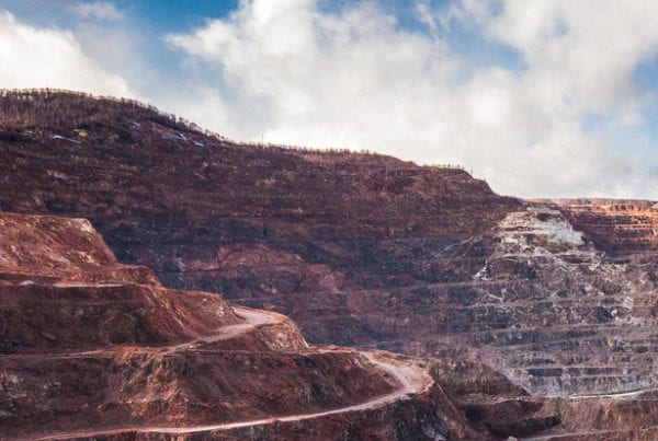 Image of an open mine