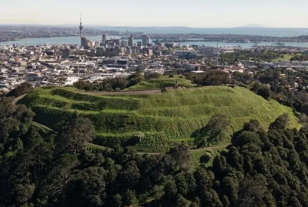 Auckland landscape from Mt Eden