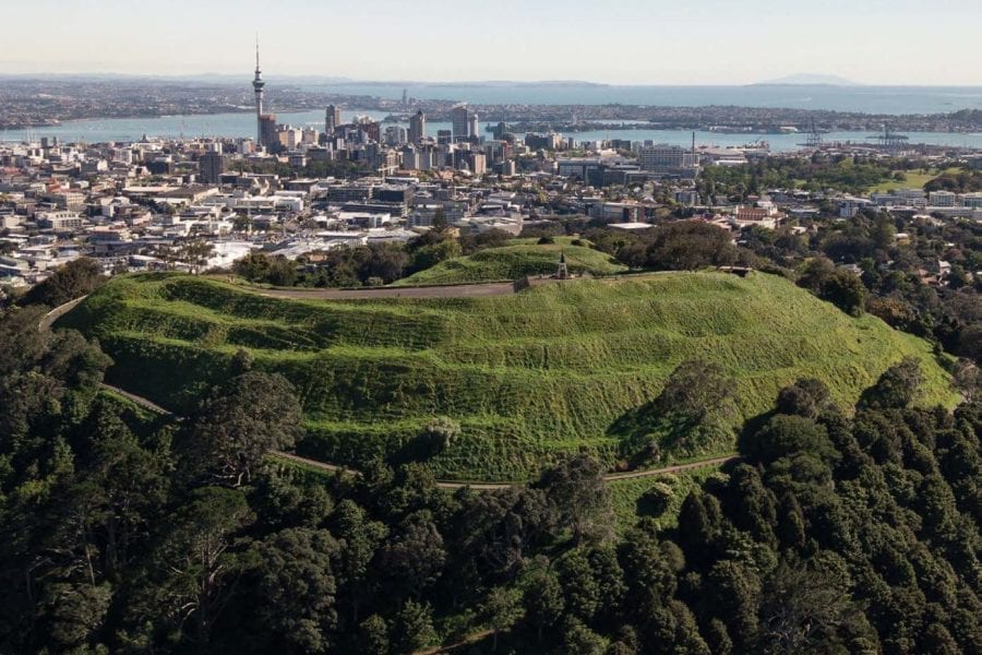 Auckland landscape from Mt Eden