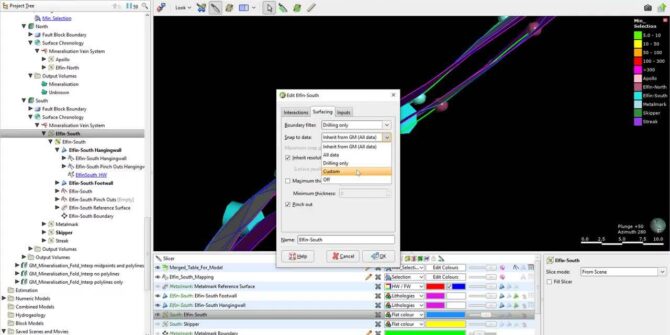 Using Leapfrog Geo in your Narrow Vein Modelling