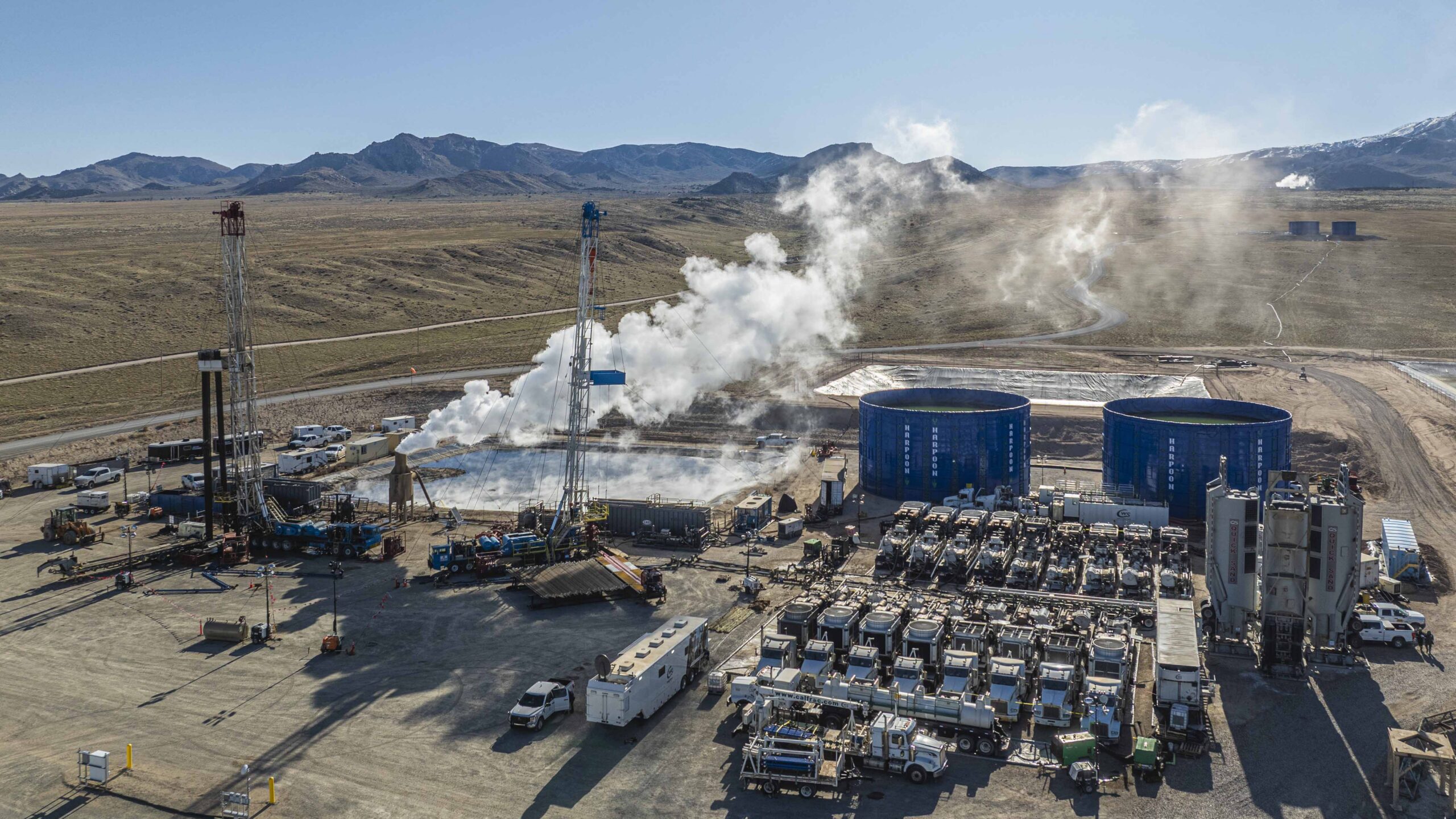 Utah FORGE operations in Utah, near Milford