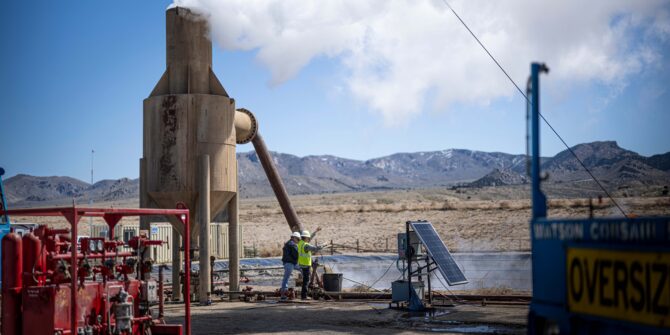 Utah FORGE operations near Milford, Utah