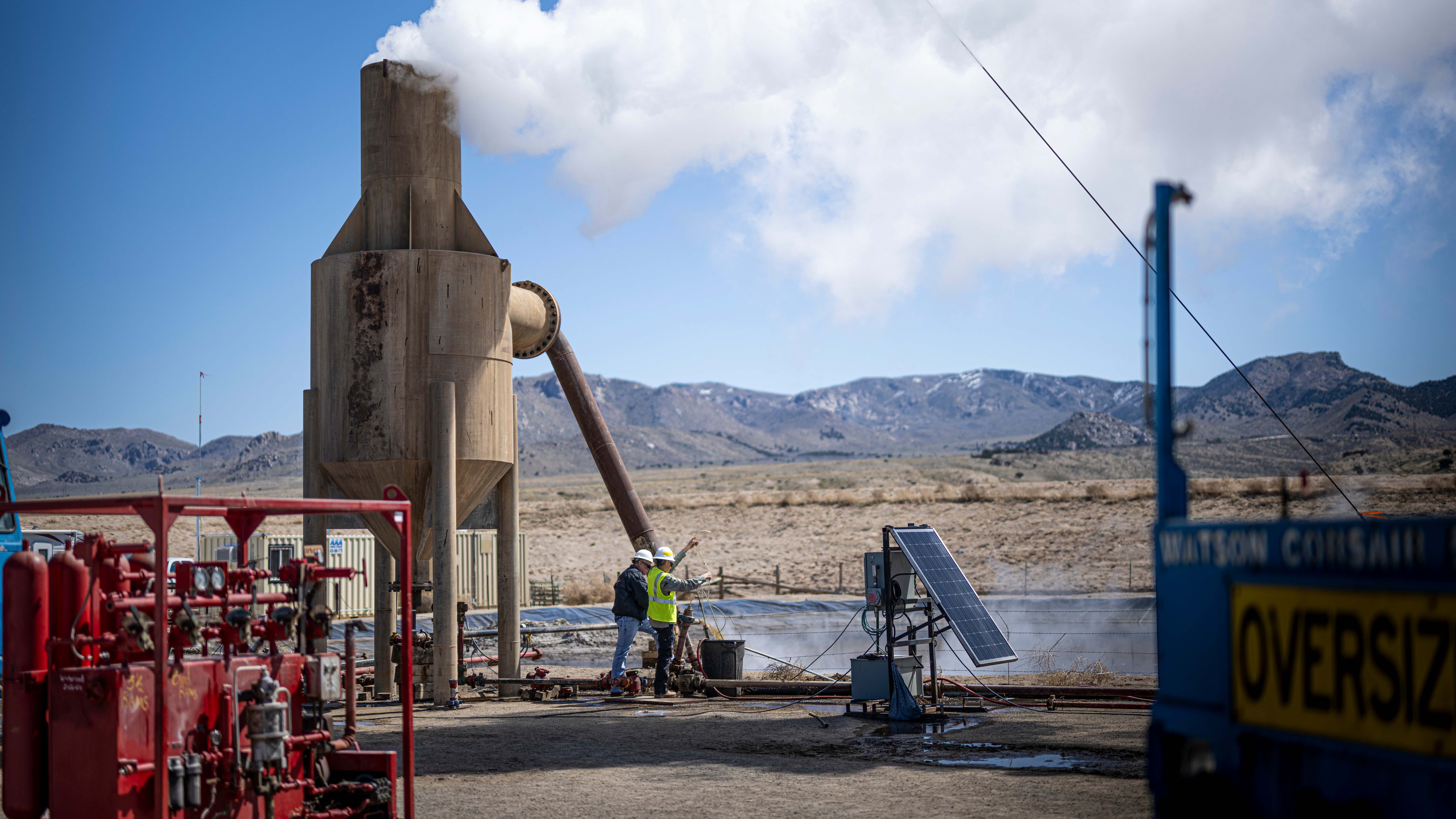 Utah FORGE operations near Milford, Utah