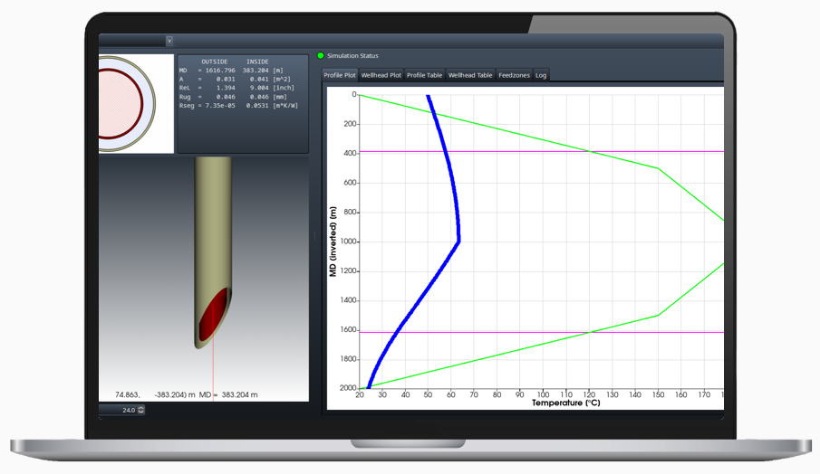 an image superimposing a screenshot from within Volsung software and overlaying a laptop screen