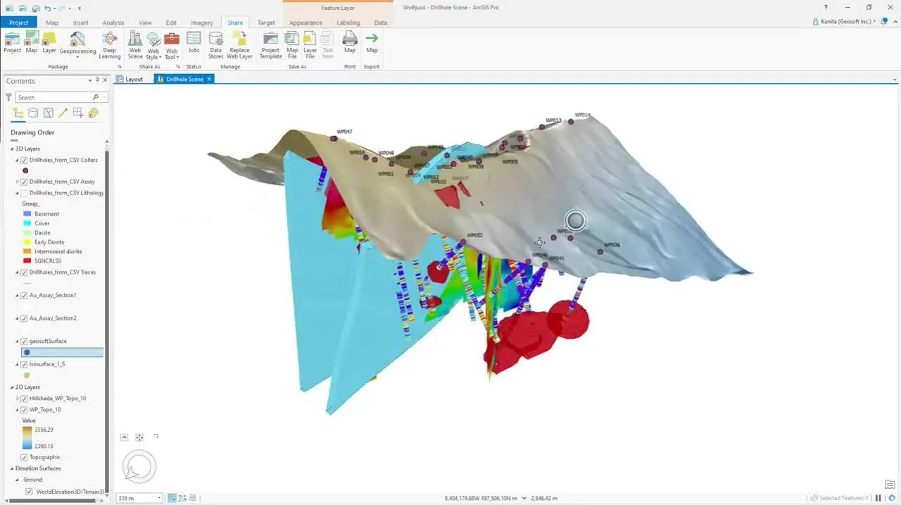 Destino para ArcGIS Pro WebScene