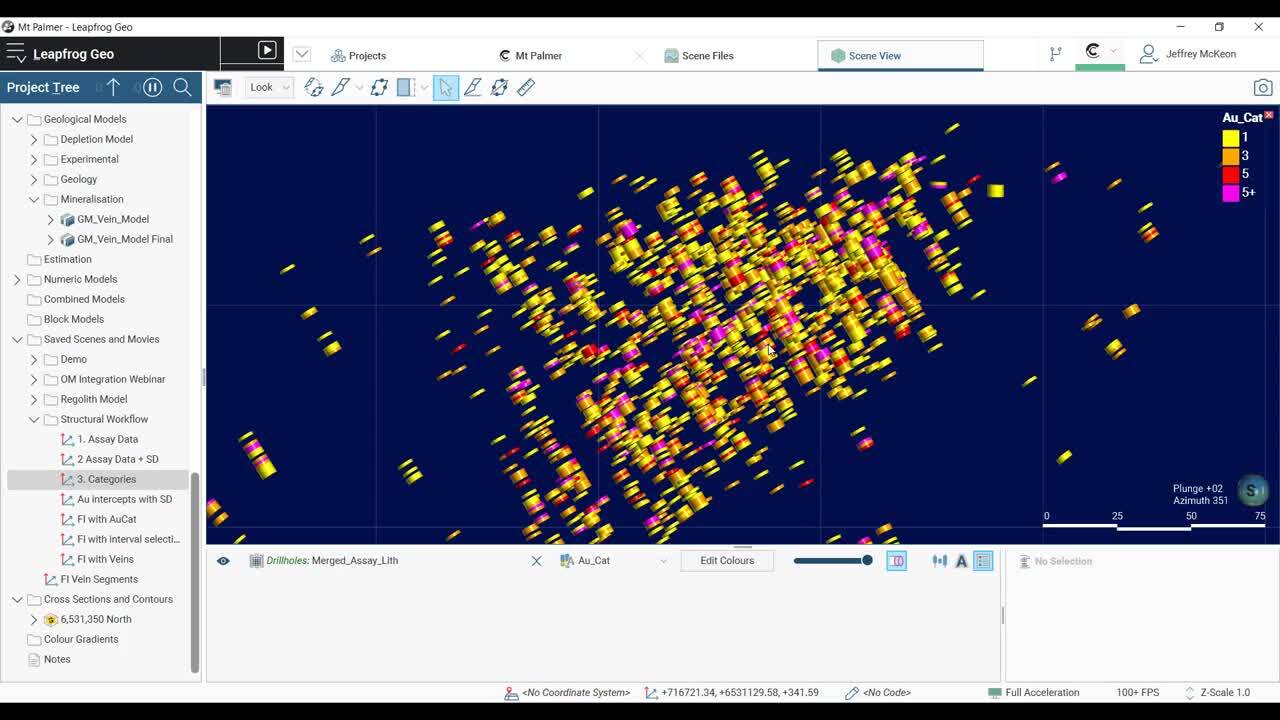 Creating Continuity Between Drillholes Using Form Interpolants