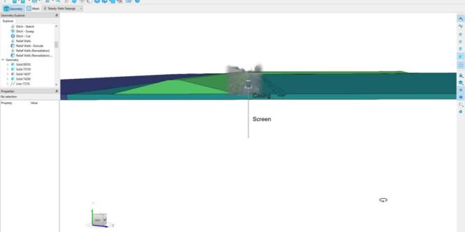 Groundwater Pumping and Drawdown Maps in SEEP3D