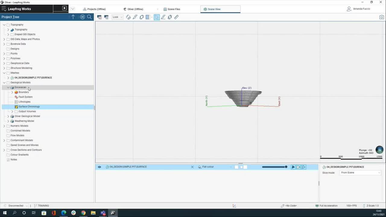 Projetos de escavação no Leapfrog Works