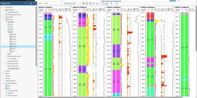 Improvements to the Drillhole Correlation Tool in Leapfrog 2022.1