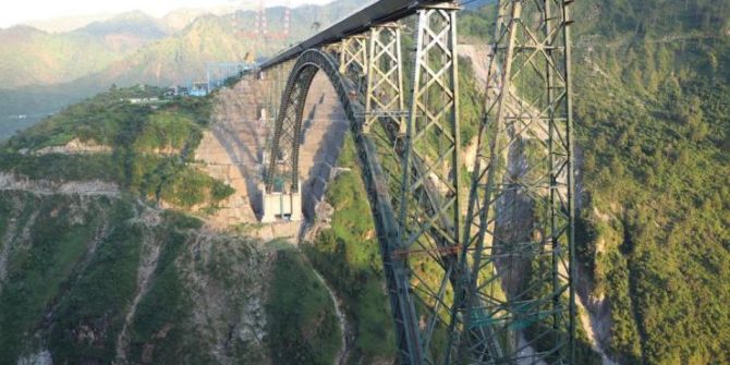 AMAZING EARTH: Say hello to the tallest rail bridge on the planet. You could fit the Eiffel Tower under it