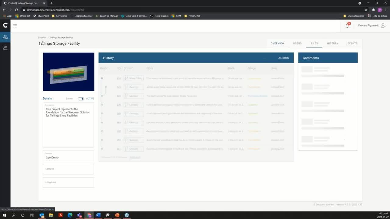 Gerenciamento e Monitoramento de Instalações de Armazenamento de Rejeitos