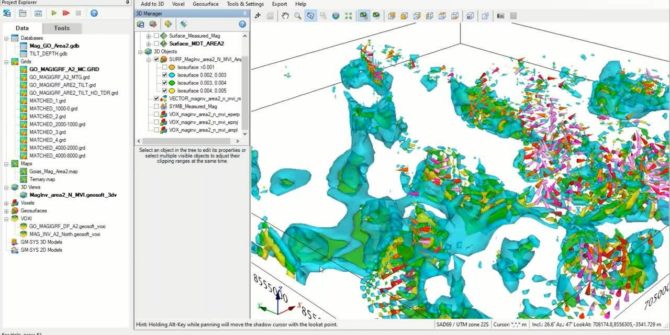 Geosoft 9.9: Descubra las mejoras en Oasis montaj, Target y VOXI  