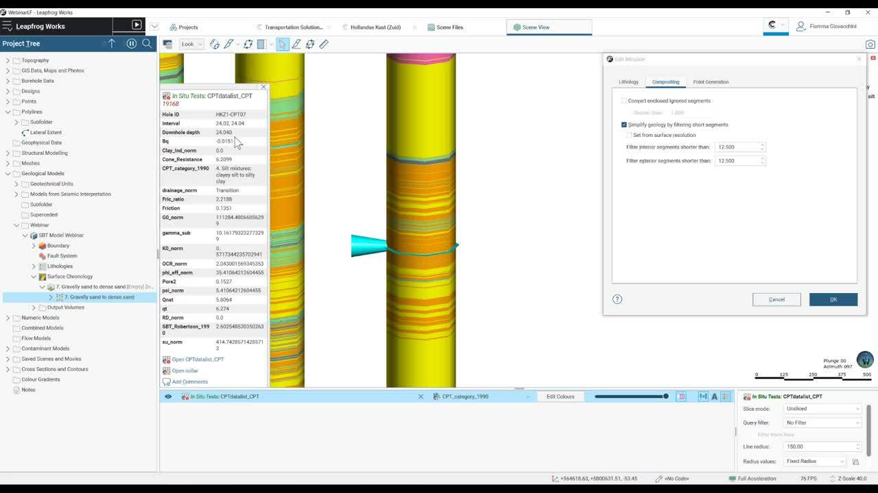 Ground Modelling Using Categorised CPT Data