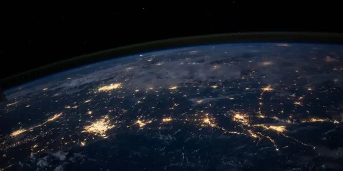 The earth at night