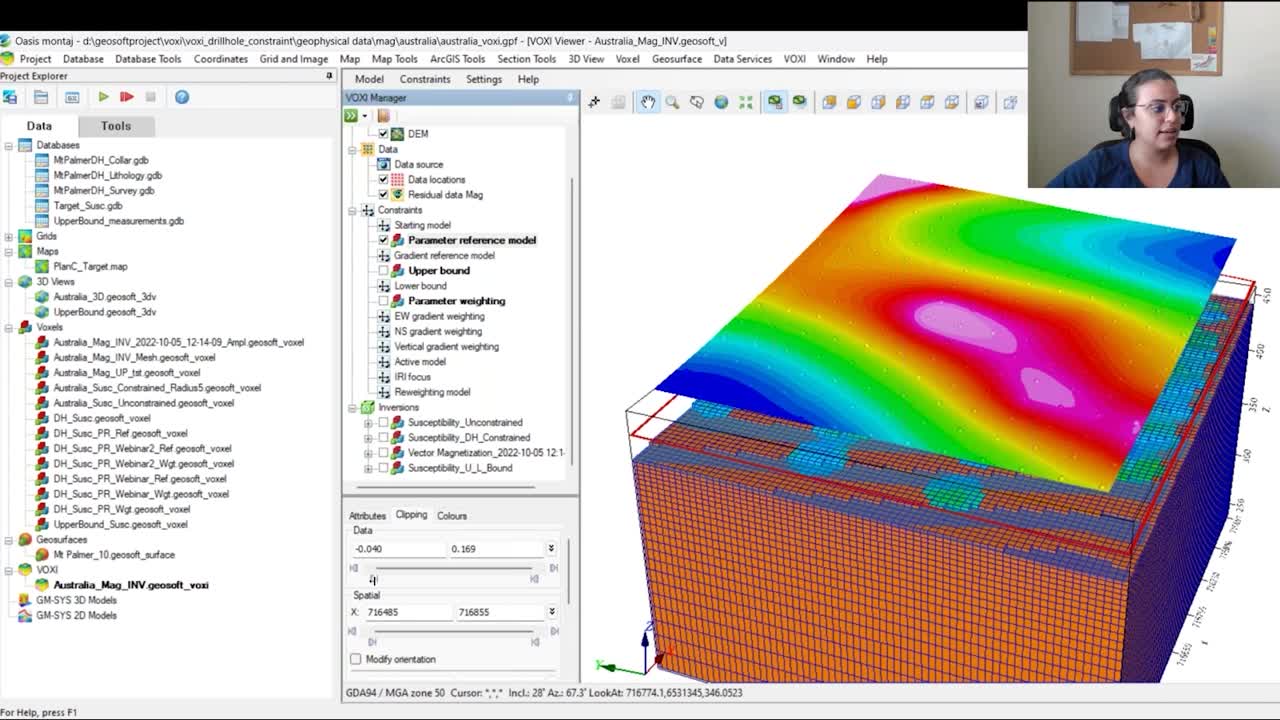 Webinar | Inversión geofísica en VOXI con enlaces geológicos