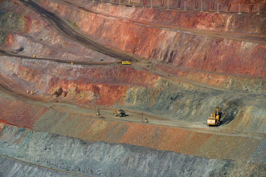 Photo of a open pit mine