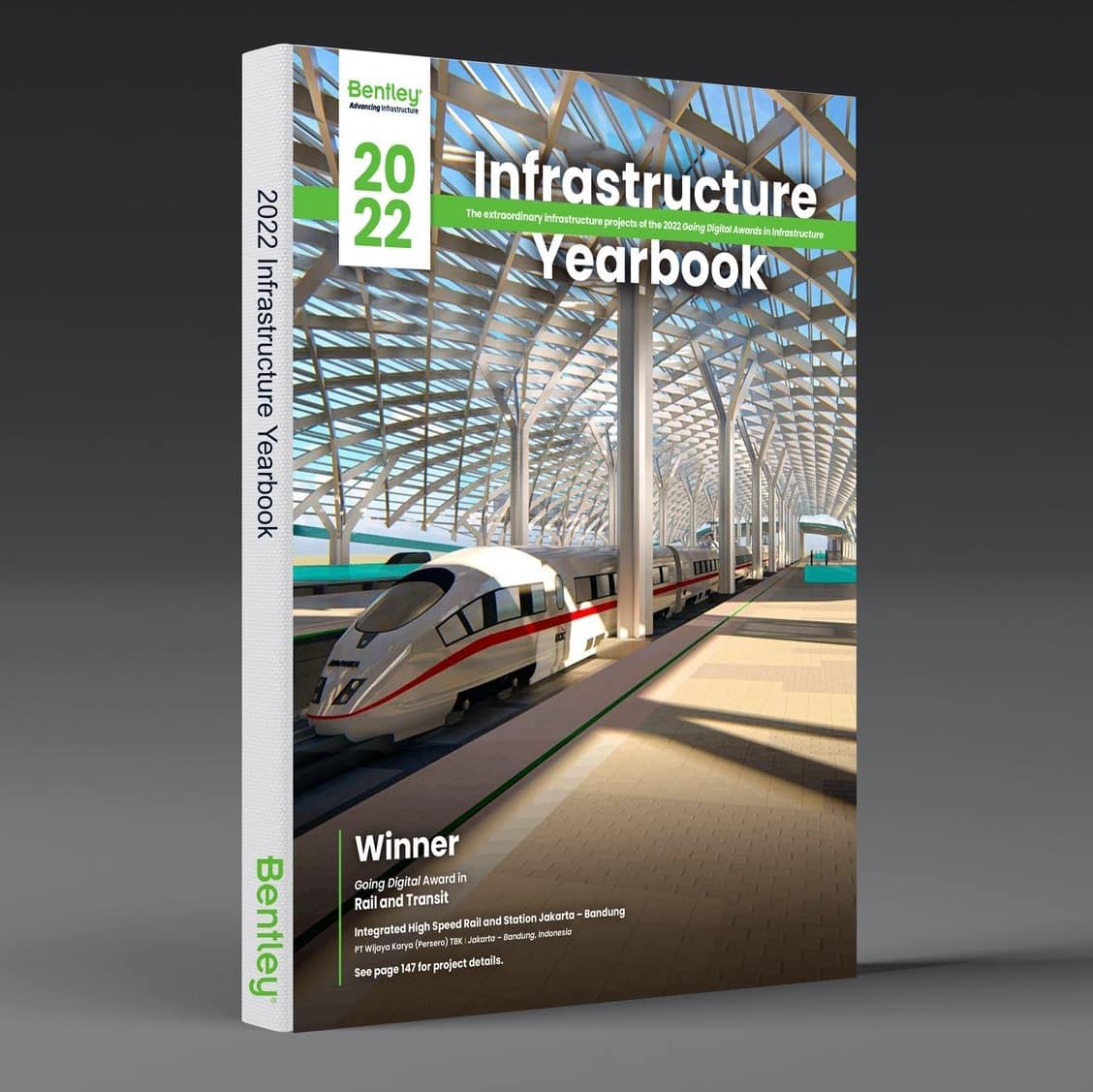 A graphic of Bentley's 2022 Infrastructure Yearbook