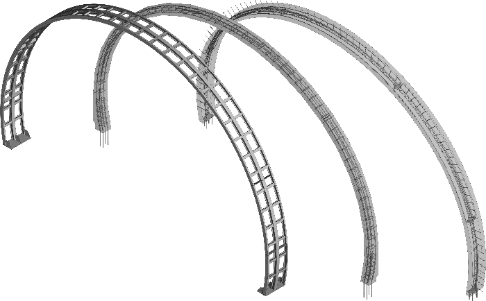 Steel mesh reinforcements. Image Courtesy of Tecne Systra.