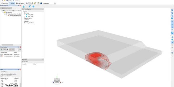 GeoStudio 2021.4 Avance: Presentación de GeoStudio 3D FLOW, que incluye CTRAN3D y AIR3D